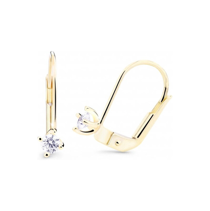 Cutie Jewellery Visiace náušnice zo žltého zlata Z8014-55-10-X-1 67155635