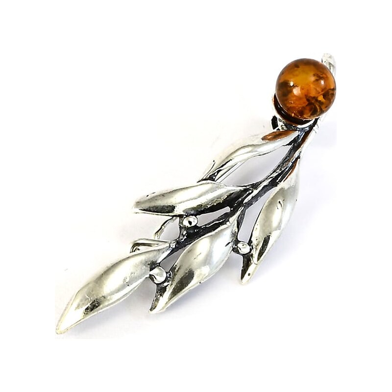 Strieborná brošňa Glare 51 67155750