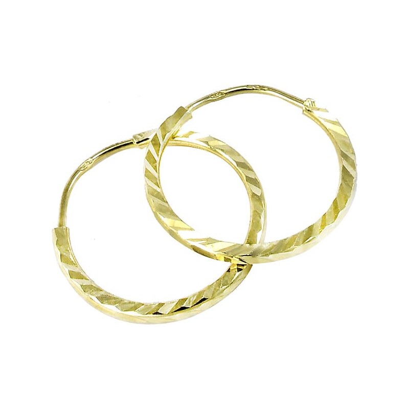 Zlaté náušnice Glare 1006 67155751