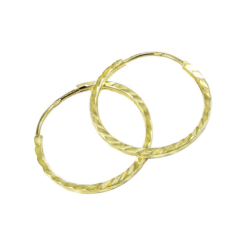 Zlaté náušnice Glare 1007 67155752