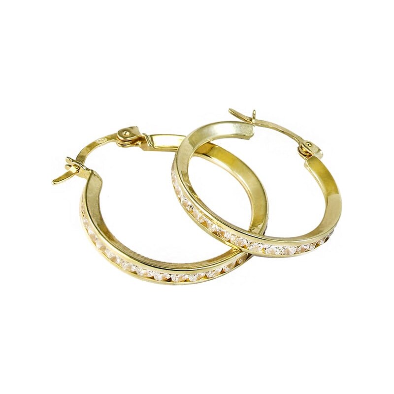 Zlaté náušnice Glare 1013 67155761