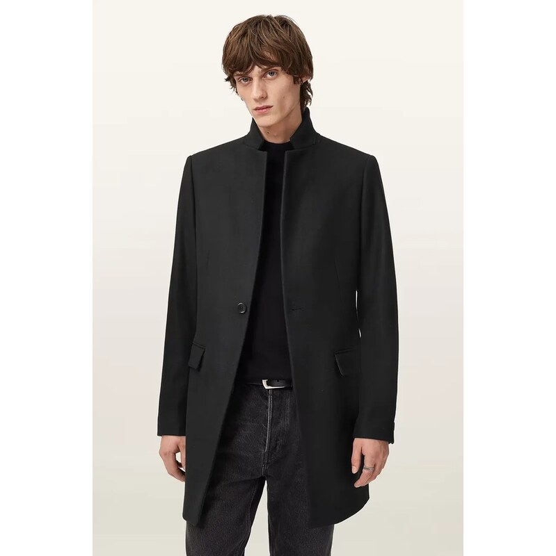 Kabát s prímesou vlny AllSaints 67156032