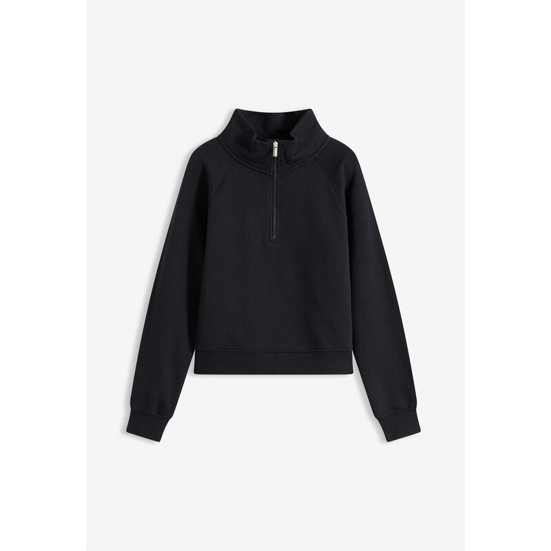 bonprix Mikina z čistej bio bavlny, farba čierna 67157687