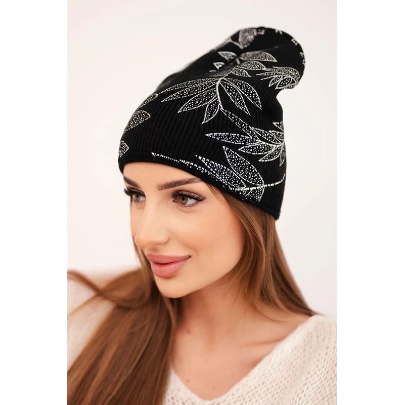 Kesi Dámska zimná čiapka s botanickým vzorom 67157909