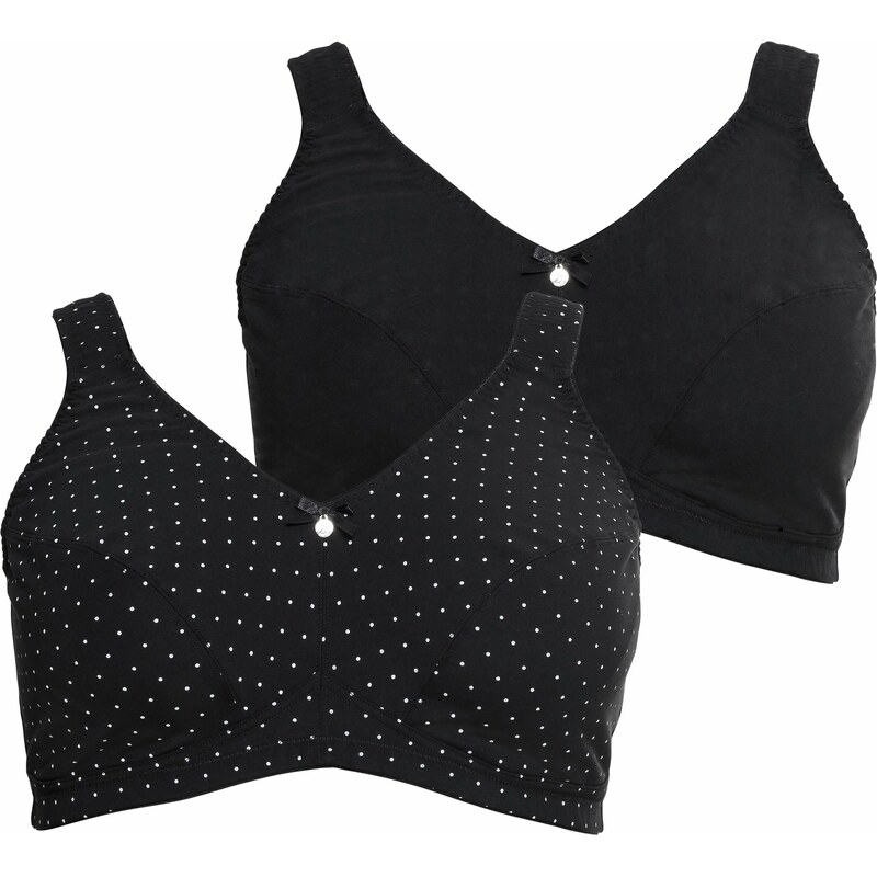 SHEEGO Zmenšujúca podprsenka čierna / biela 67163554
