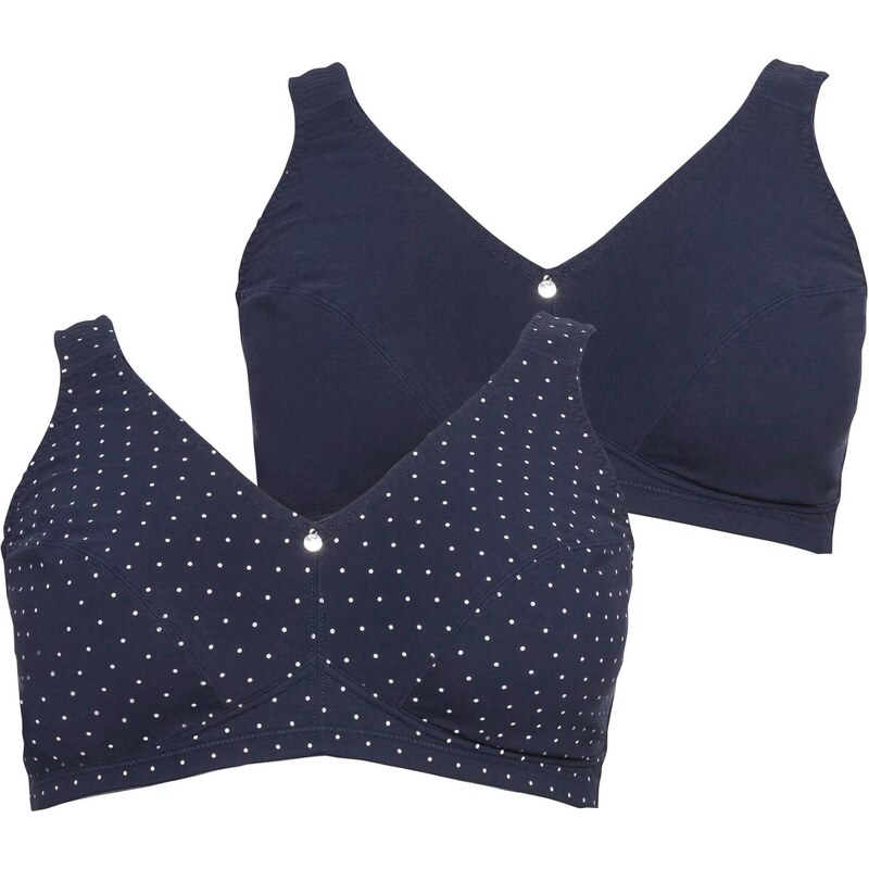 SHEEGO Zmenšujúca podprsenka námornícka modrá / biela 67163572