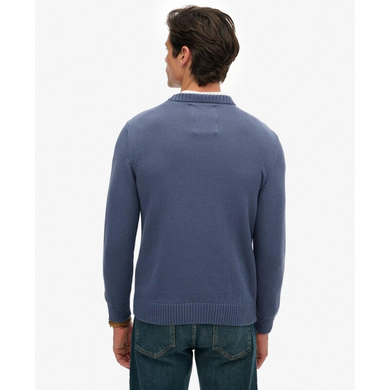 Superdry & Co Sveter námornícka modrá 67163737