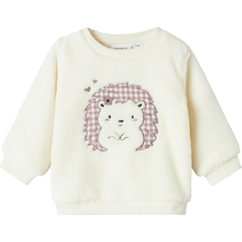 NAME IT Mikina NBFOLPA orgovánová / čierna / šedobiela 65609133