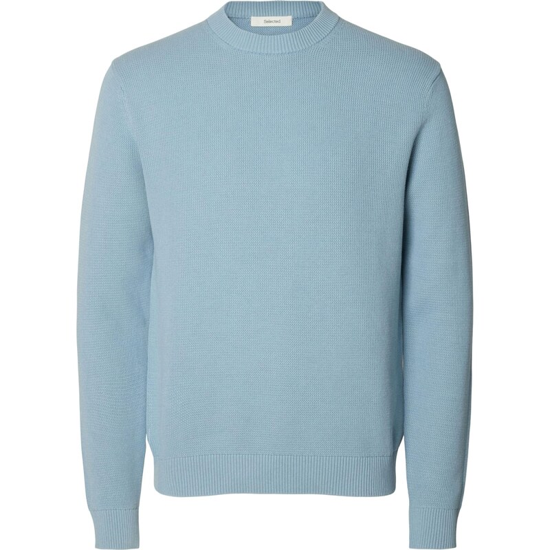 SELECTED Sveter SLHDANE svetlomodrá 67178429