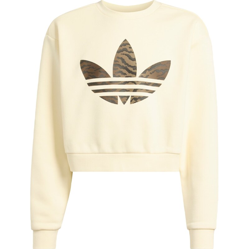 ADIDAS ORIGINALS Mikina LOOSE BOXY hnedá / brokátová / šedobiela 67163797