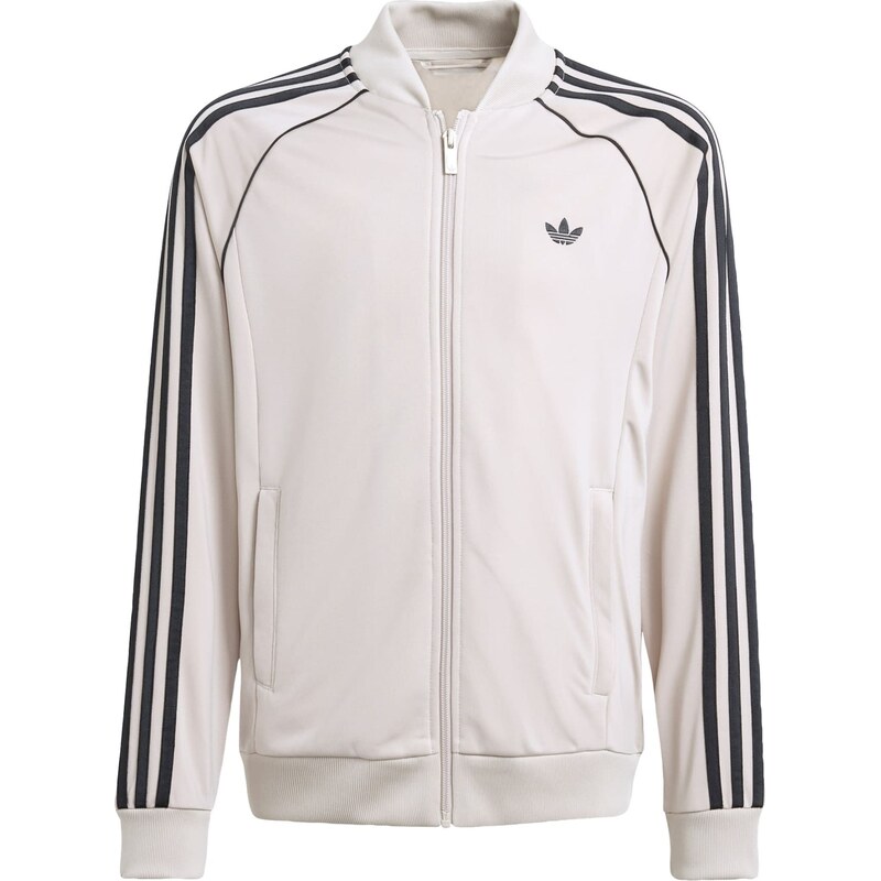 ADIDAS ORIGINALS Tepláková bunda SST Track krémová / čierna 67163799