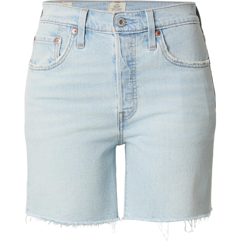 LEVIS Džínsy 501 Mid Thigh Lightweight Shorts svetlomodrá 67163848
