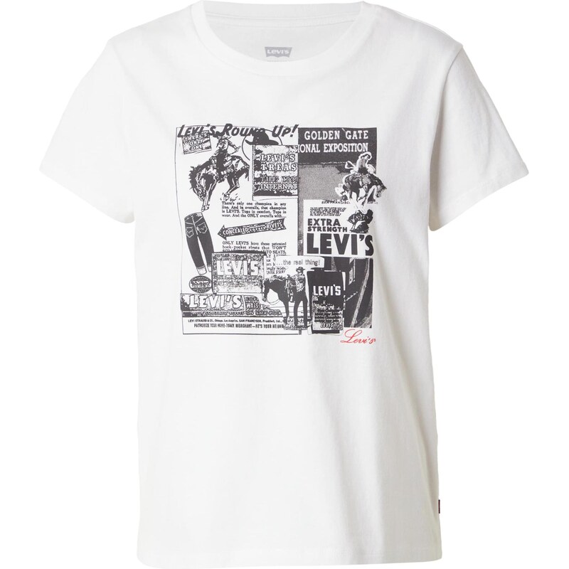 LEVIS Tričko Perfect Tee čierna / biela 67163956