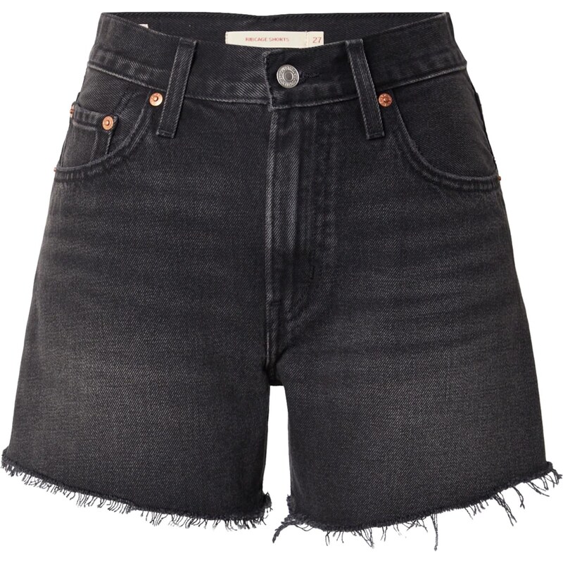 LEVIS Džínsy Ribcage Shorts čierny denim 67163959
