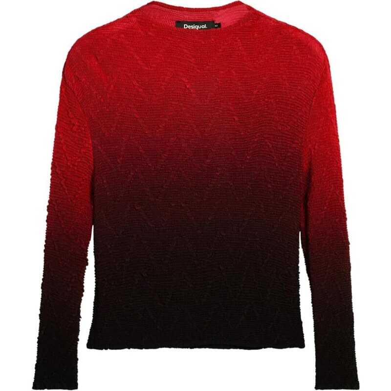 Desigual Sveter červená / čierna 67164005