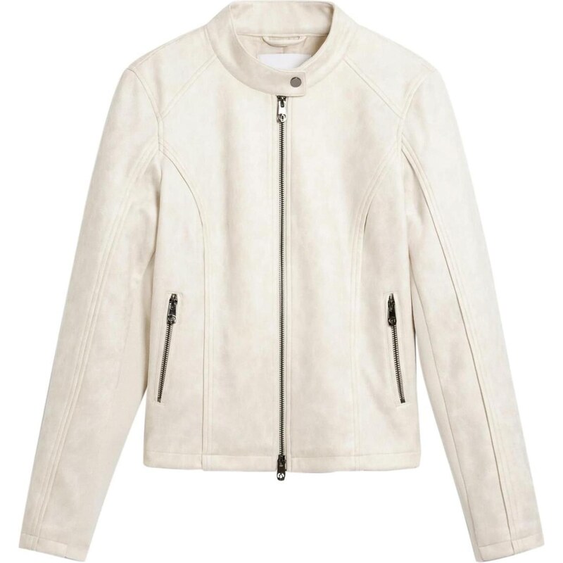 Desigual Prechodná bunda biela 67164020