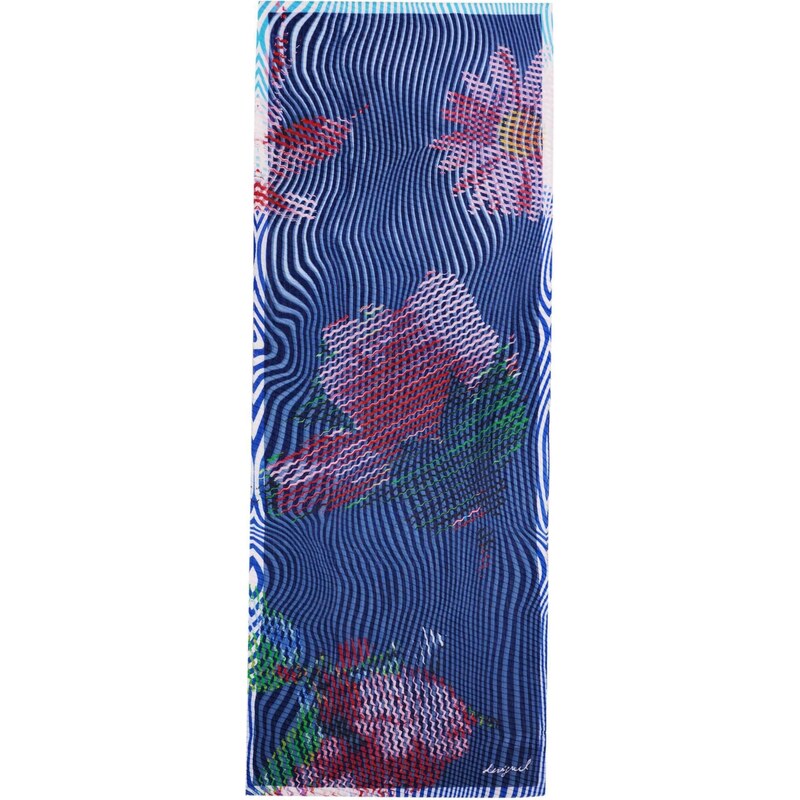 Desigual Šál modrá / námornícka modrá / zelená / červená 67164018