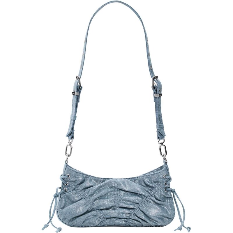Desigual Taška cez rameno modrá denim 67164025
