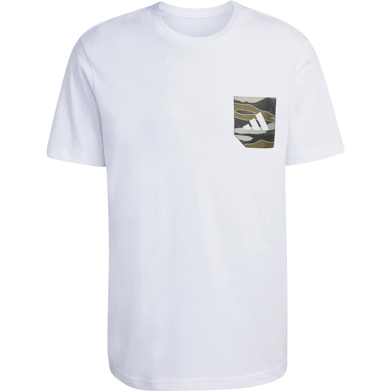 ADIDAS SPORTSWEAR Funkčné tričko kaki / olivová / biela 67164072