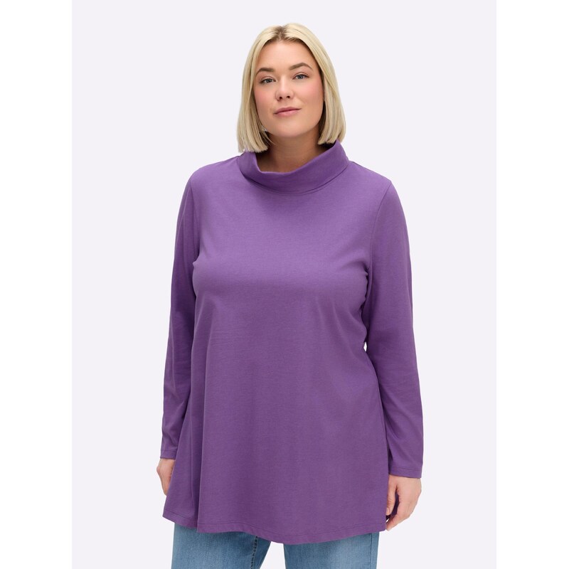 SHEEGO Tričko fialová melírovaná 67164195