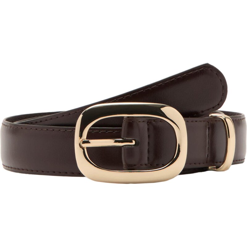 MANGO Opasky LOLES čokoládová 67164210