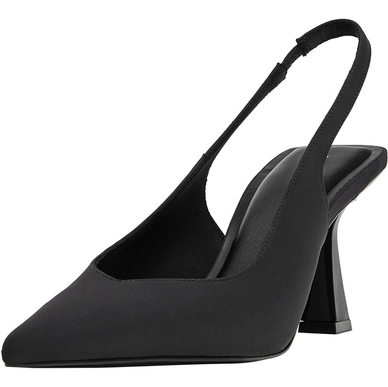 Pull&Bear Lodičky s otvorenou pätou čierna 67164280