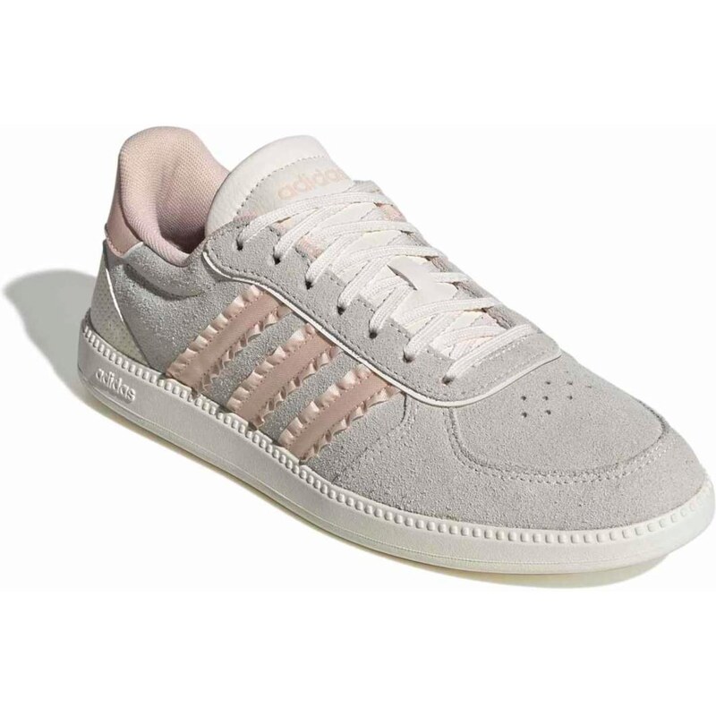 ADIDAS SPORTSWEAR Nízke tenisky BREAKNET SLEEK sivá / pastelovo ružová 67164301