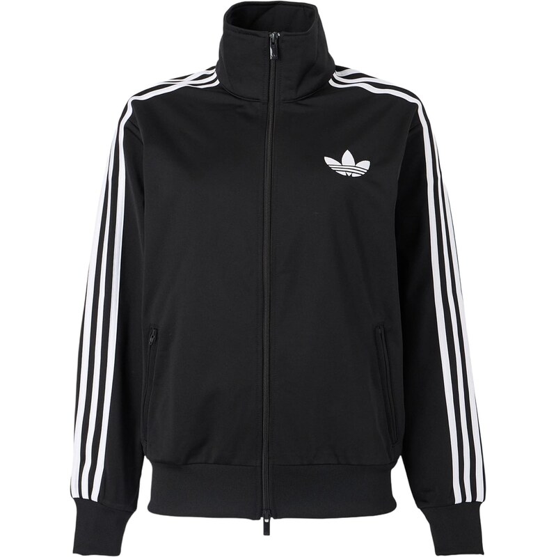 ADIDAS ORIGINALS Tepláková bunda čierna / biela 67164308