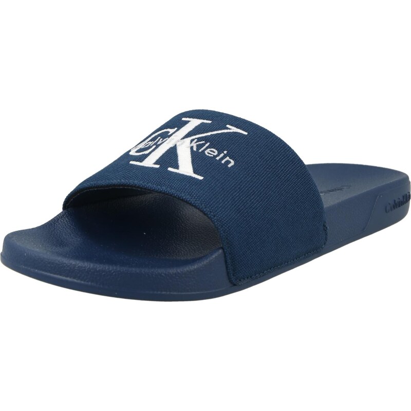 Calvin Klein Jeans Šľapky ESS námornícka modrá / biela 67164322