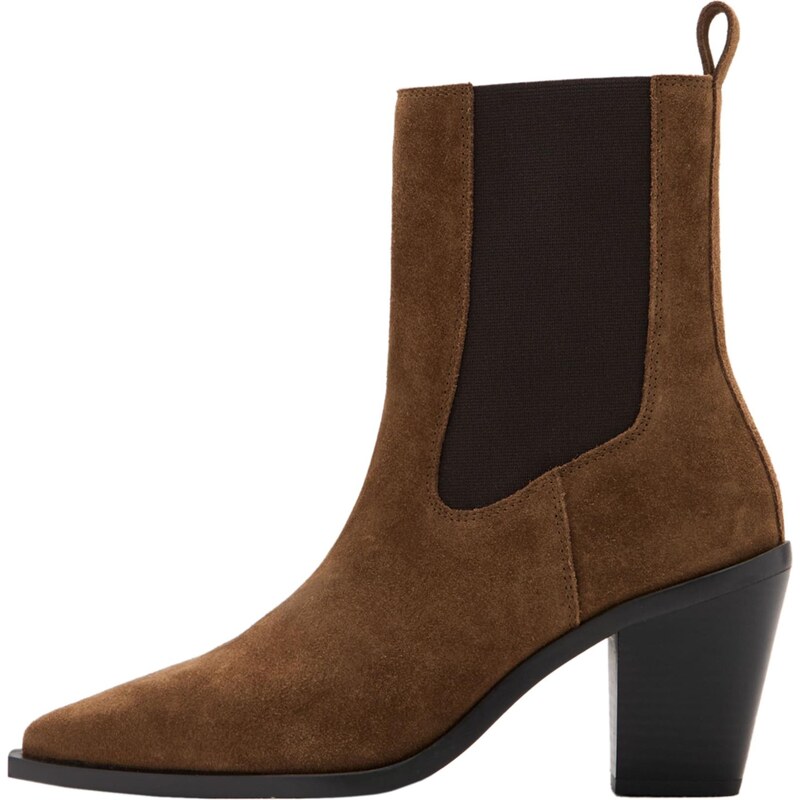 MANGO Chelsea čižmy Toba hnedá 67164327