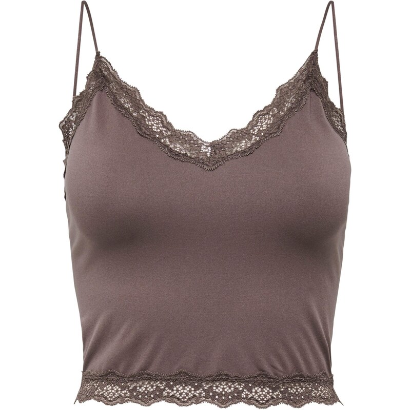 ONLY Top ONLVICKY čokoládová 67164381