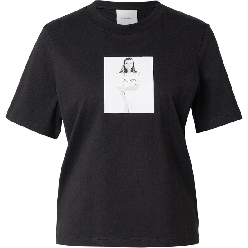 Calvin Klein Tričko OBSESSION svetlosivá / čierna / biela 67164415