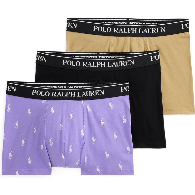 Polo Ralph Lauren Boxerky CLASSIC horčicová / levanduľová / čierna / 67164442