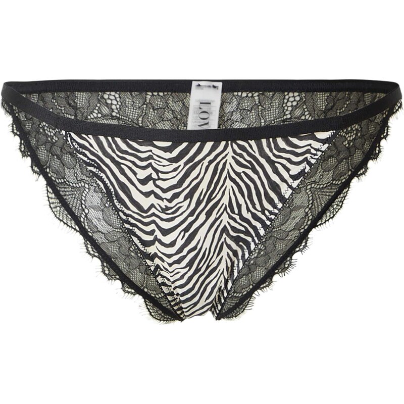 LOVE Stories Nohavičky Wild Rose čierna / biela 67164448