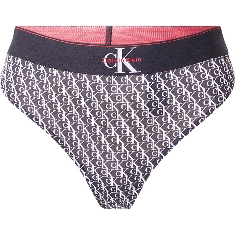 Calvin Klein Underwear Tangá červená / čierna / biela 67164449