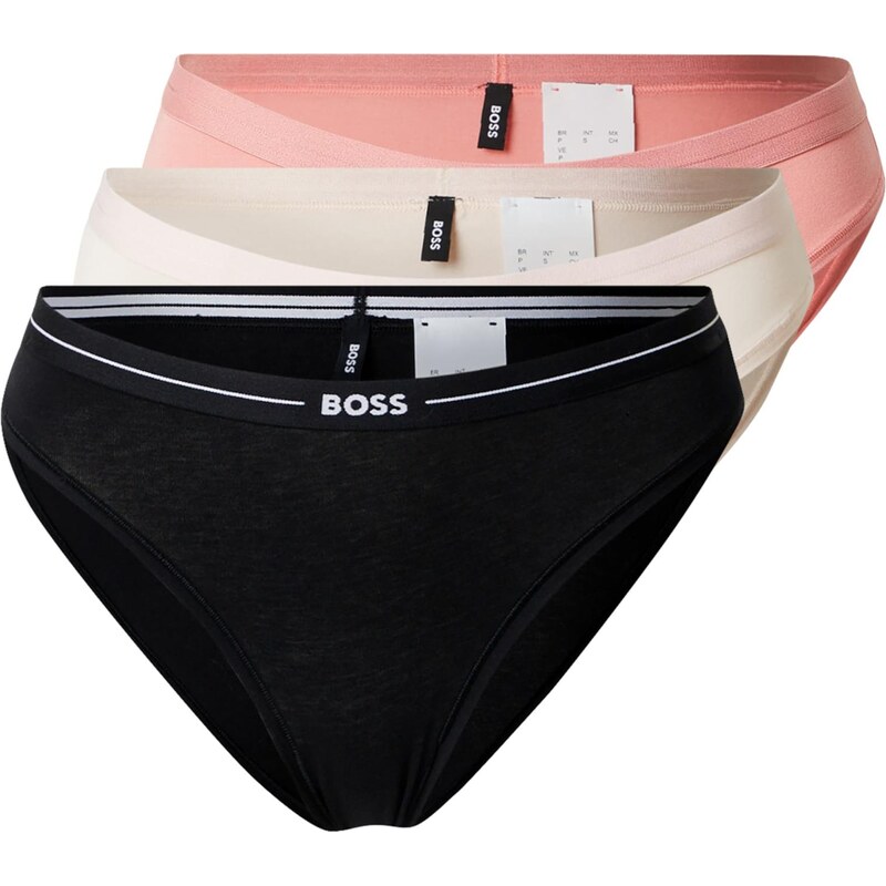 BOSS Nohavičky žltohnedá / staroružová / čierna / biela 67164463