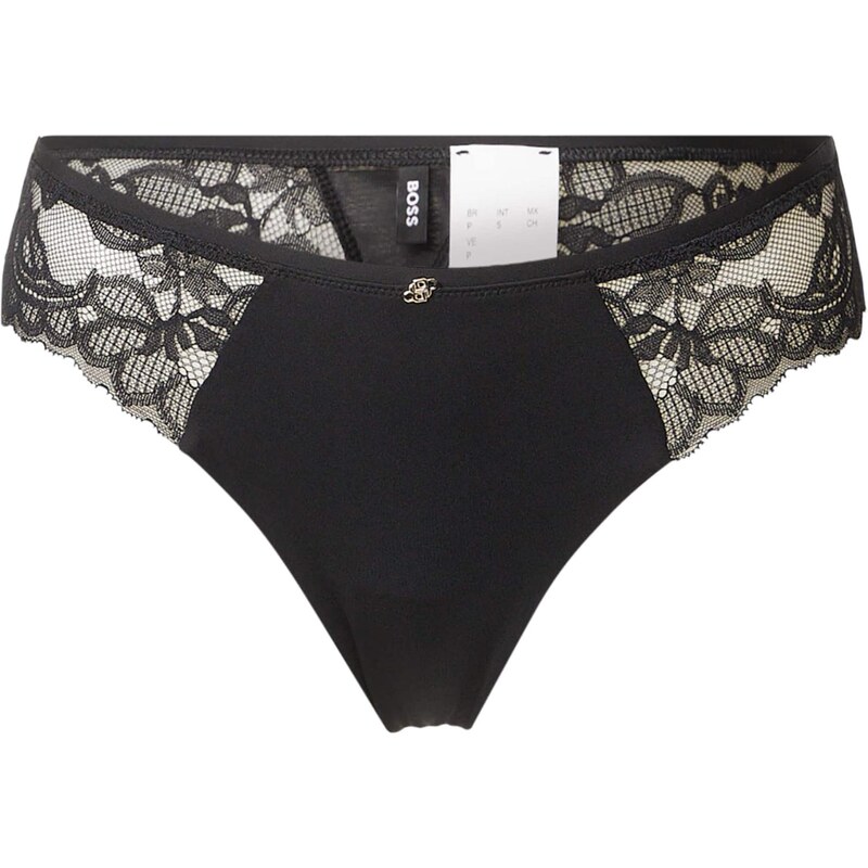 BOSS Tangá BLOSSOM čierna 67164462