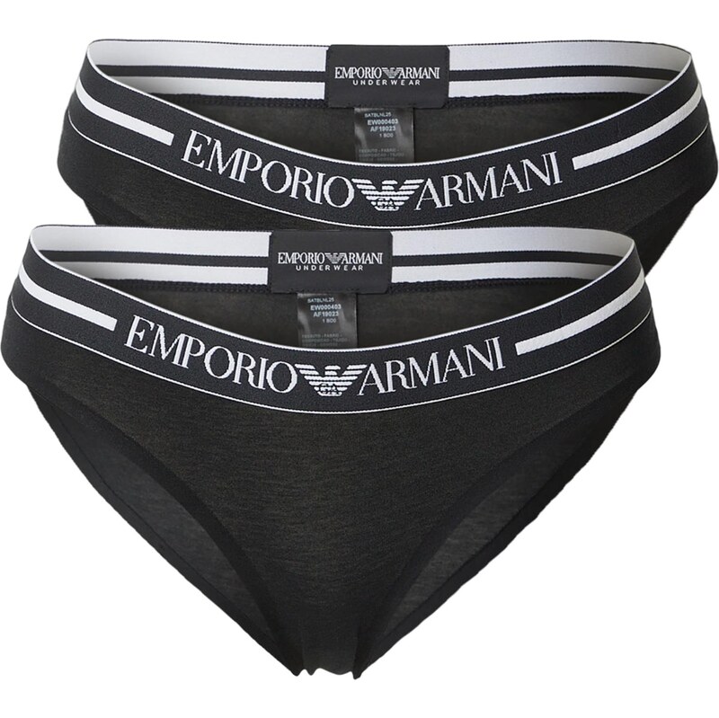 Emporio Armani Nohavičky čierna / biela 67164453