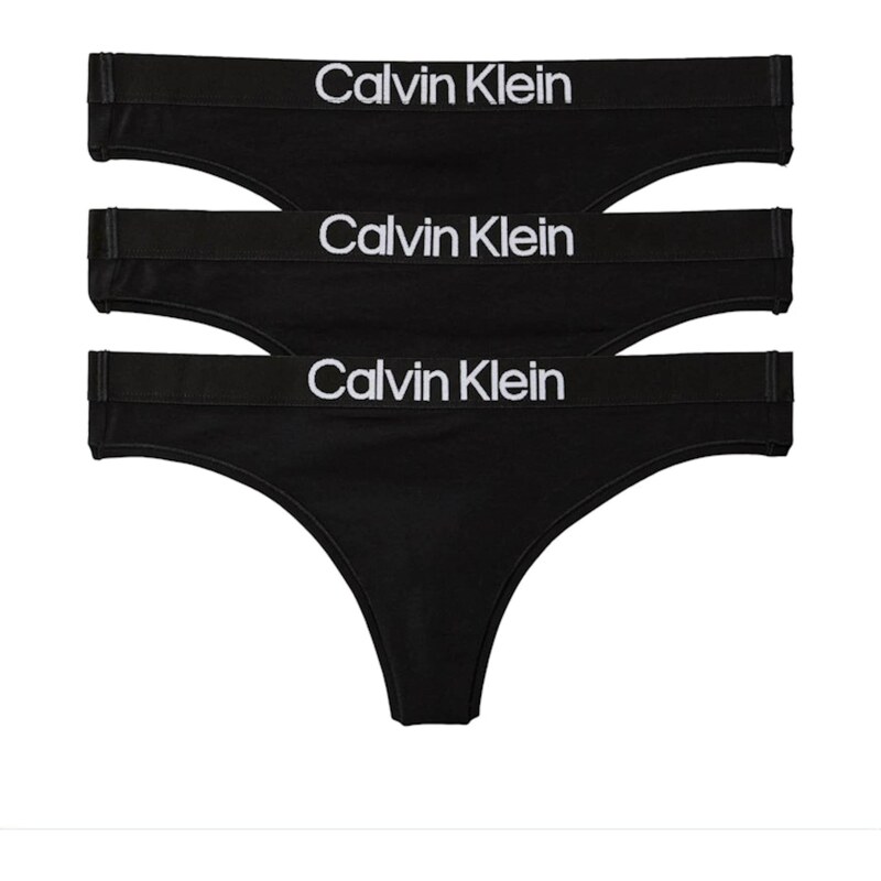 Calvin Klein Underwear Tangá čierna / biela 67164505