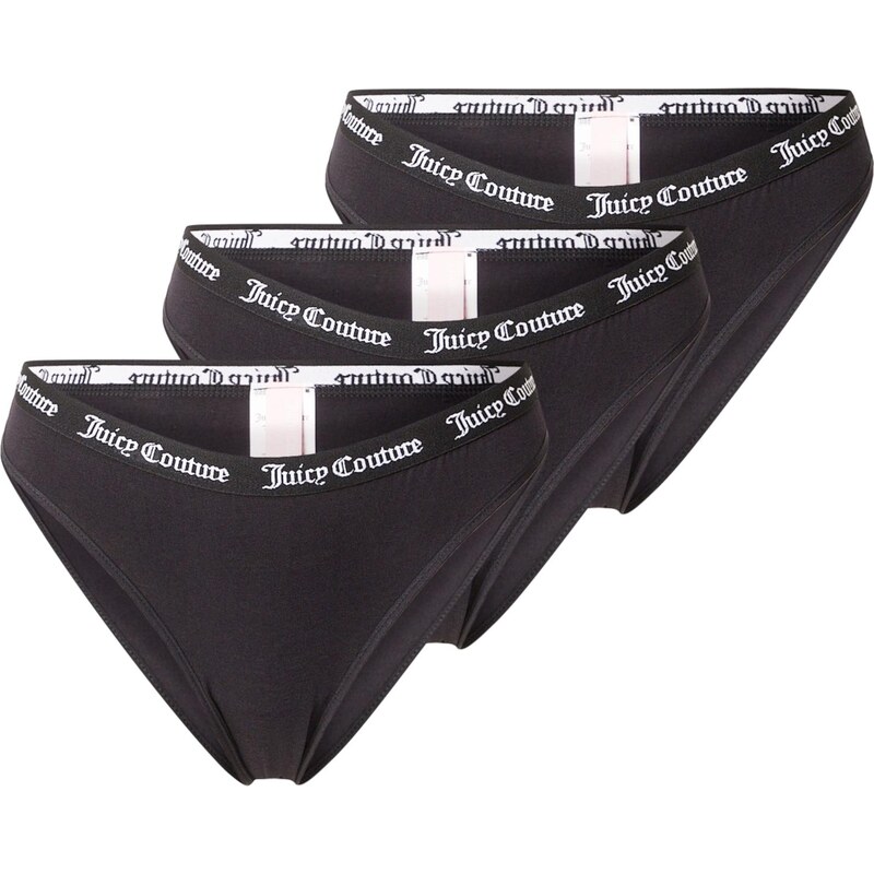 Juicy Couture Nohavičky DIDDY čierna / biela 67164519