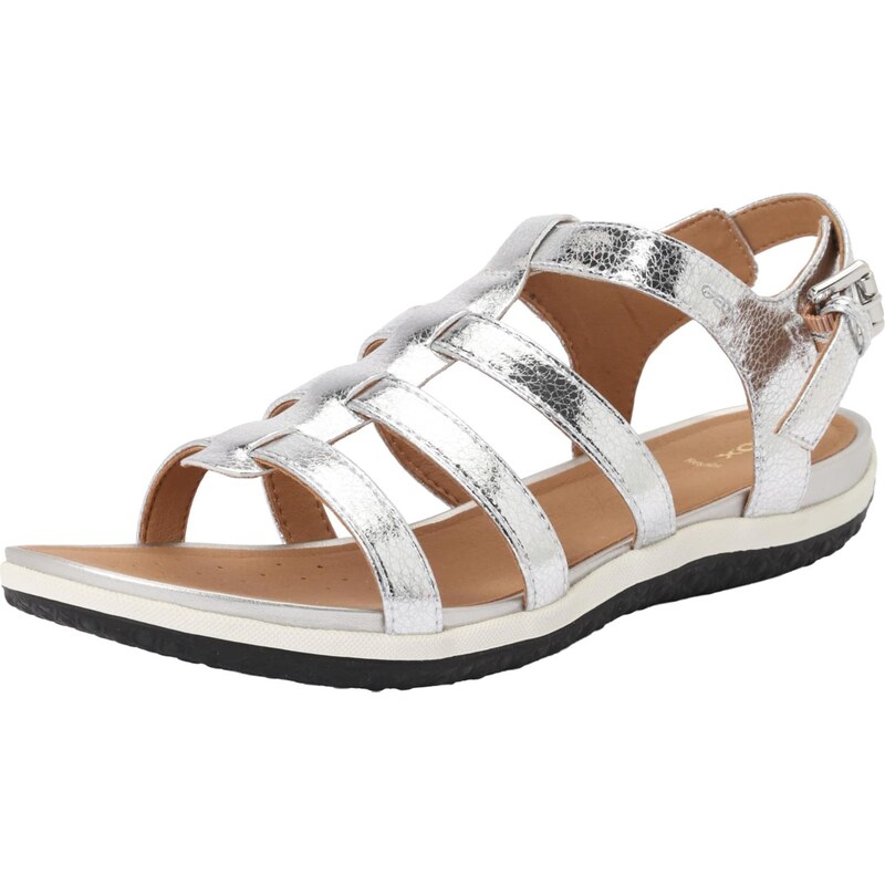 GEOX Remienkové sandále VEGA strieborná 67164502