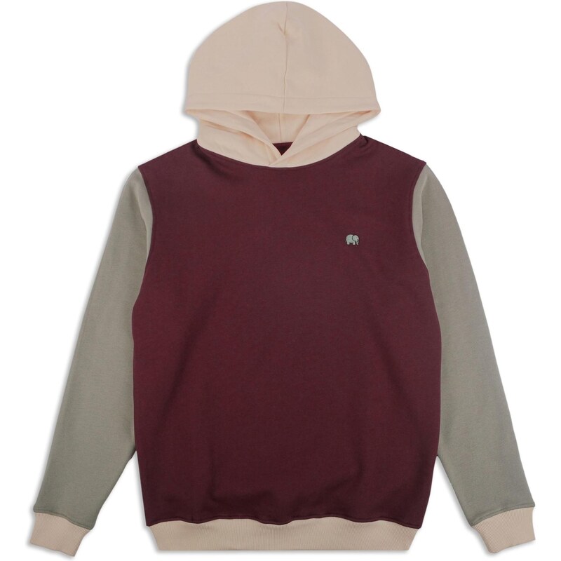 Trendsplant Mikina krémová / nefritová / bordová 67164536