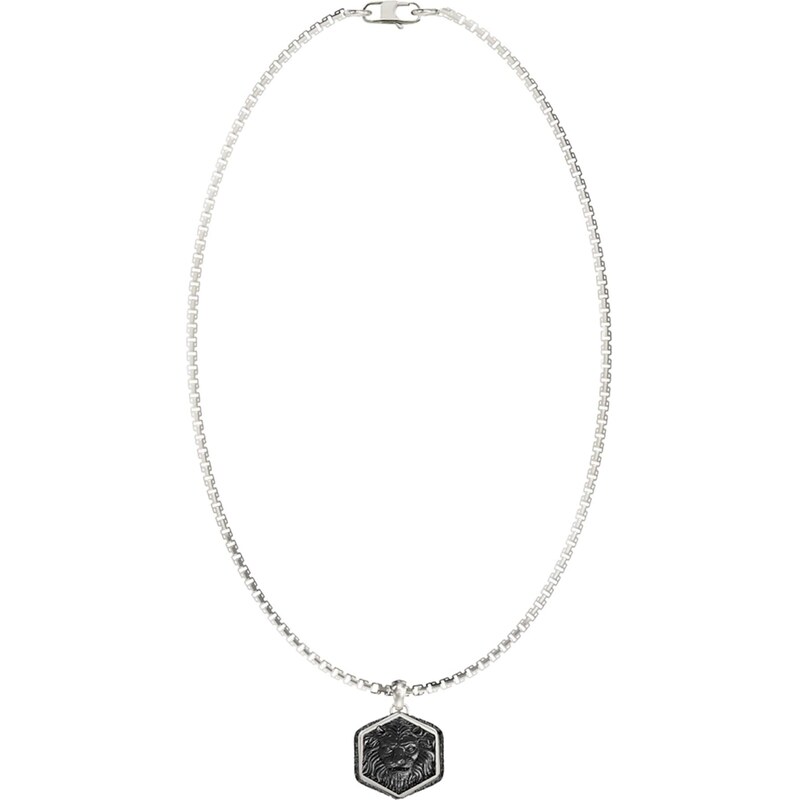 GUESS Retiazka čierna / strieborná 67164538