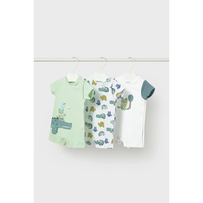 Detské dupačky Mayoral Newborn 3-pak 67161225