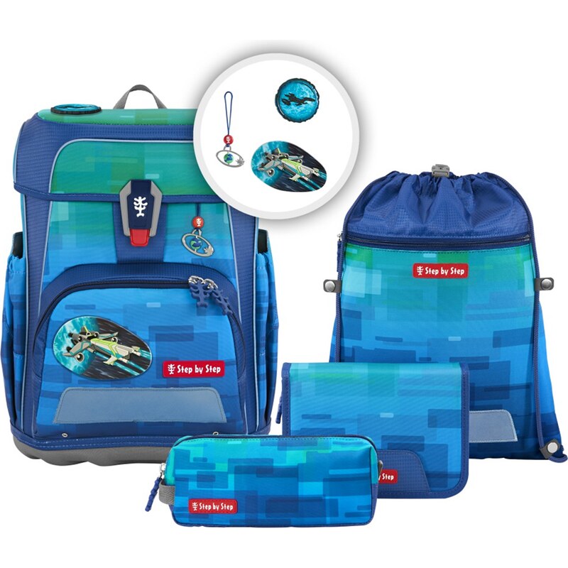 Step by Step školská aktovka CLOUD pre prvákov – 5-dielny set – Space 67280857