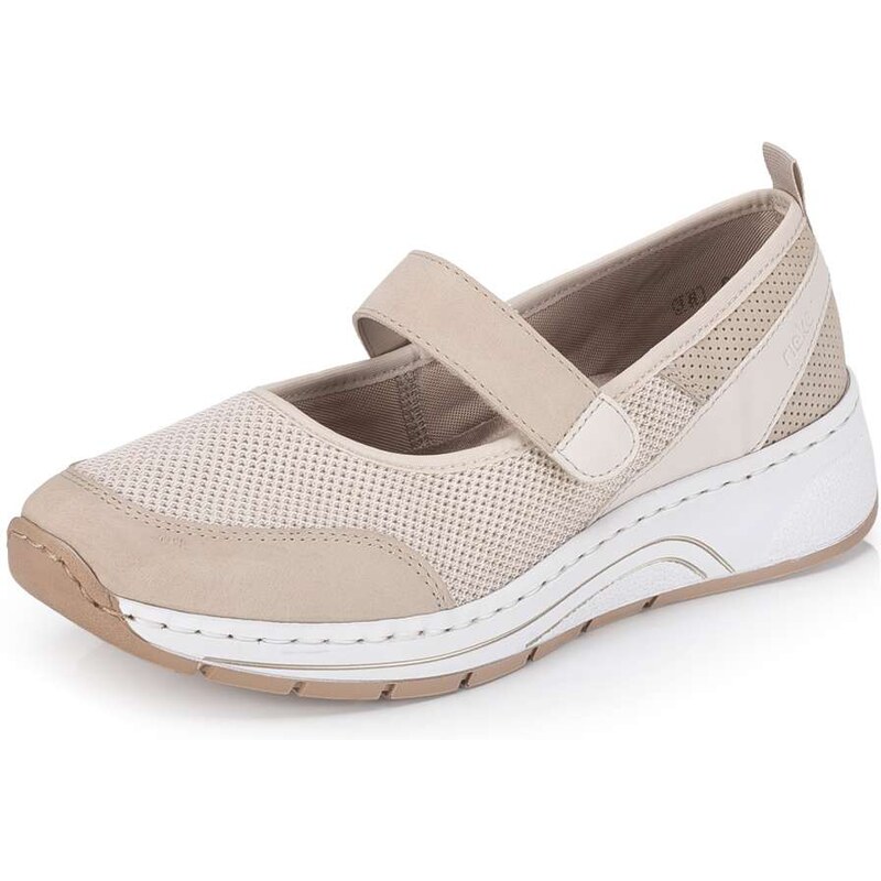 Dámske baleríny RIEKER N6554-60 béžová S6 67164729