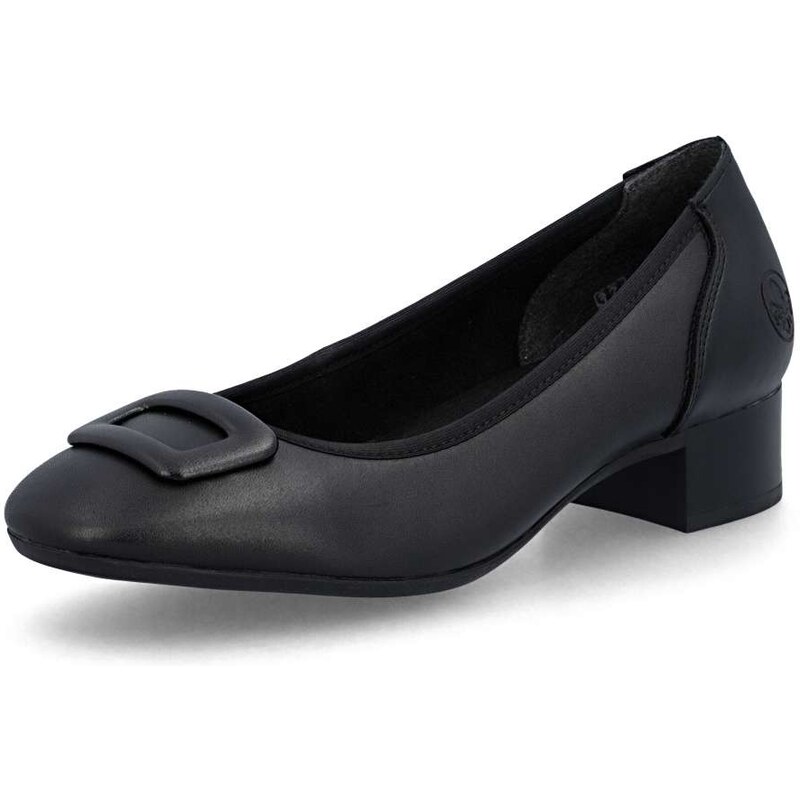 Dámske lodičky RIEKER 43453-00 čierna S6 67164732