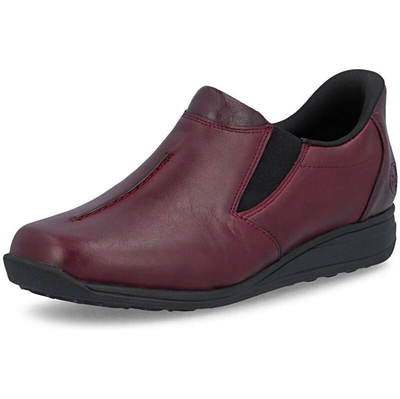 Dámske mokasíny RIEKER 47253-35 červená S6 67164737