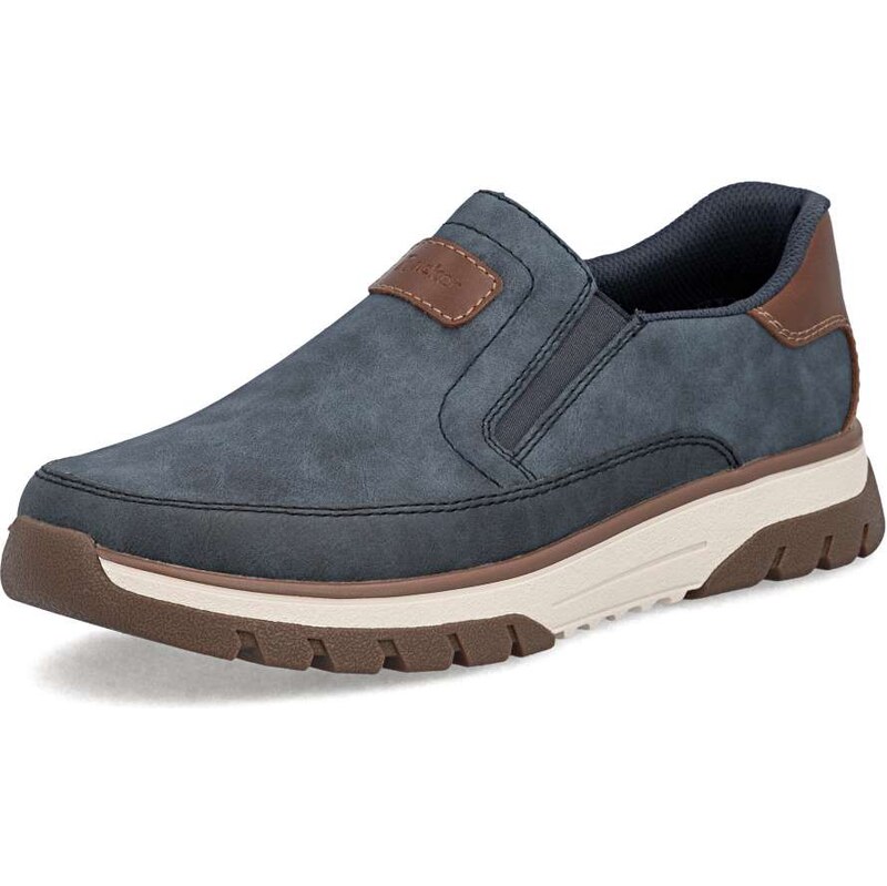 Pánske mokasíny RIEKER B9350-15 modrá S6 67164772