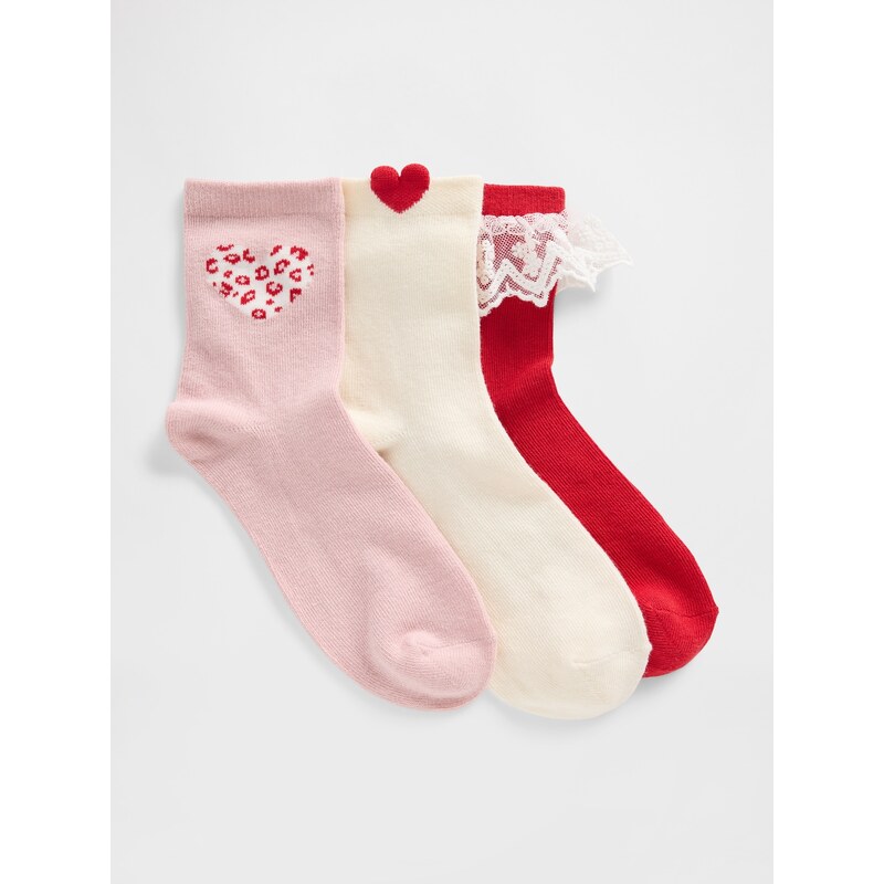 GAP detské ponožky, 3 páry - dievčenské 67195139
